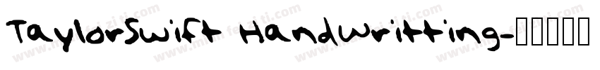 TaylorSwift HandWritting字体转换